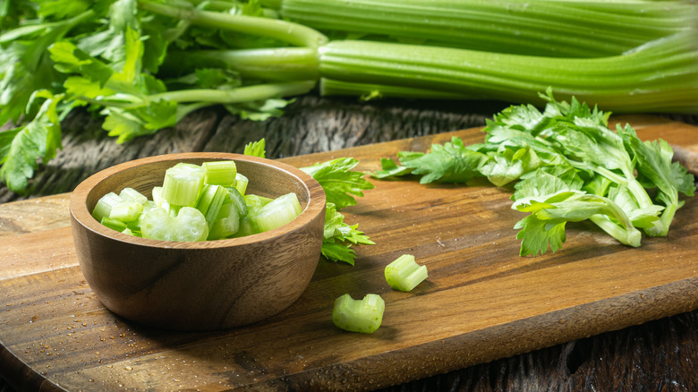 Bowl of celery 