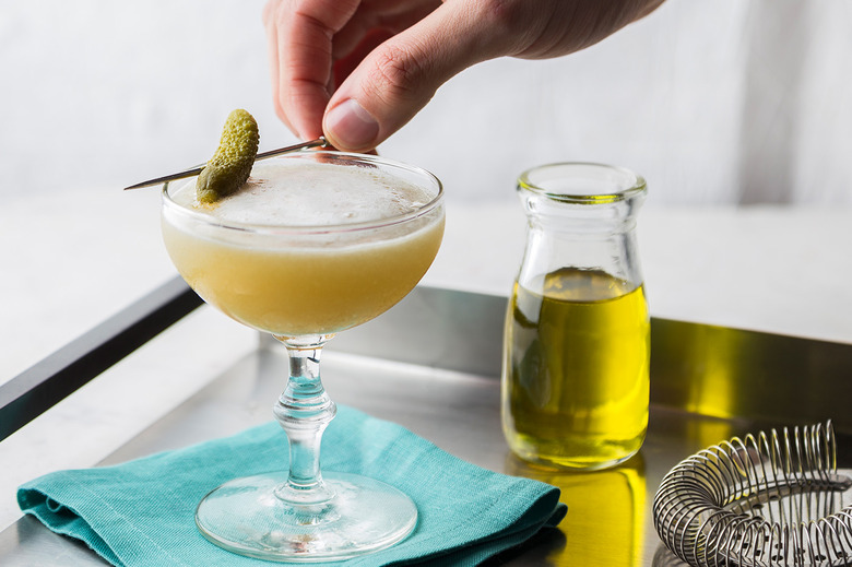 Pickle Juice Whiskey Sour Recipe