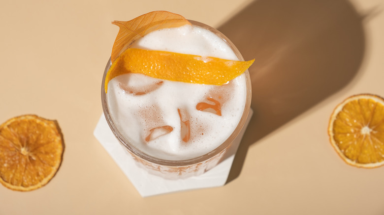 White carnation cocktail
