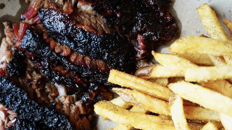 Smoked meat at Mission BBQ