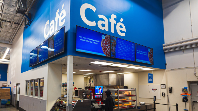 Order counter at Sam's Club Cafe location