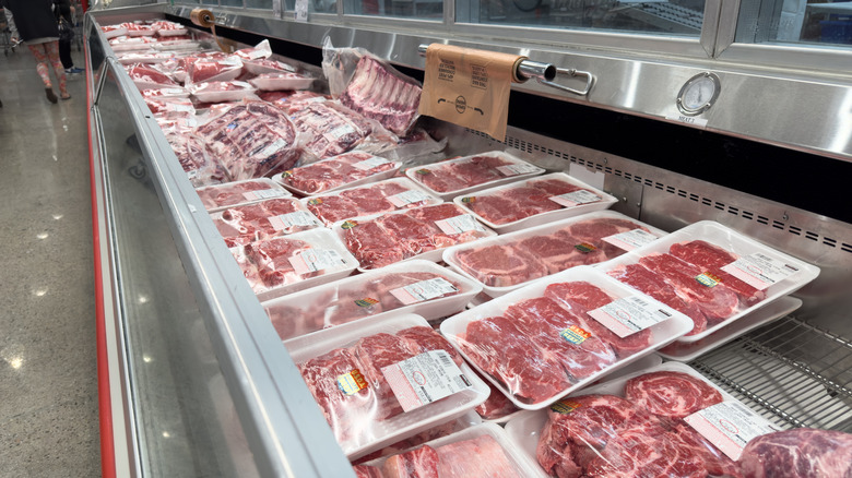 Cuts of beef at Costco