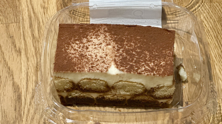Tiramisu cake slice from Whole Foods