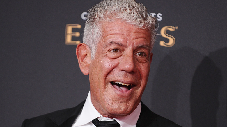 Chef Anthony Bourdain at event