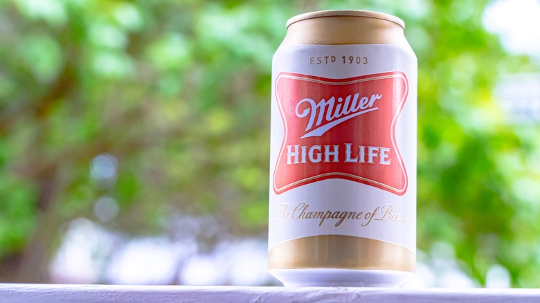 can of Miller High Life