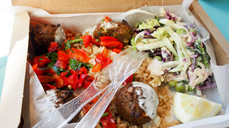 box with leftovers
