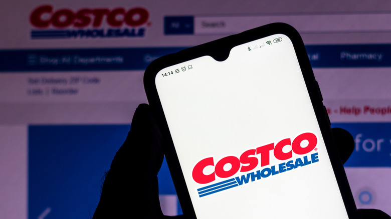 Costco app on phone