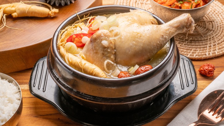 Boiled chicken 