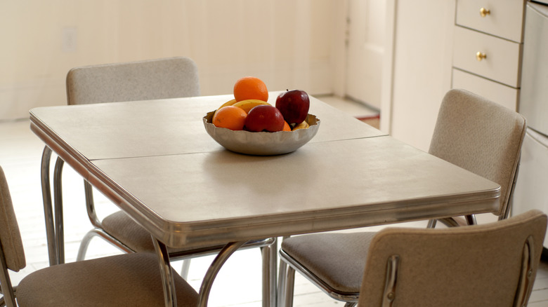 Dinette set in modern kitchen