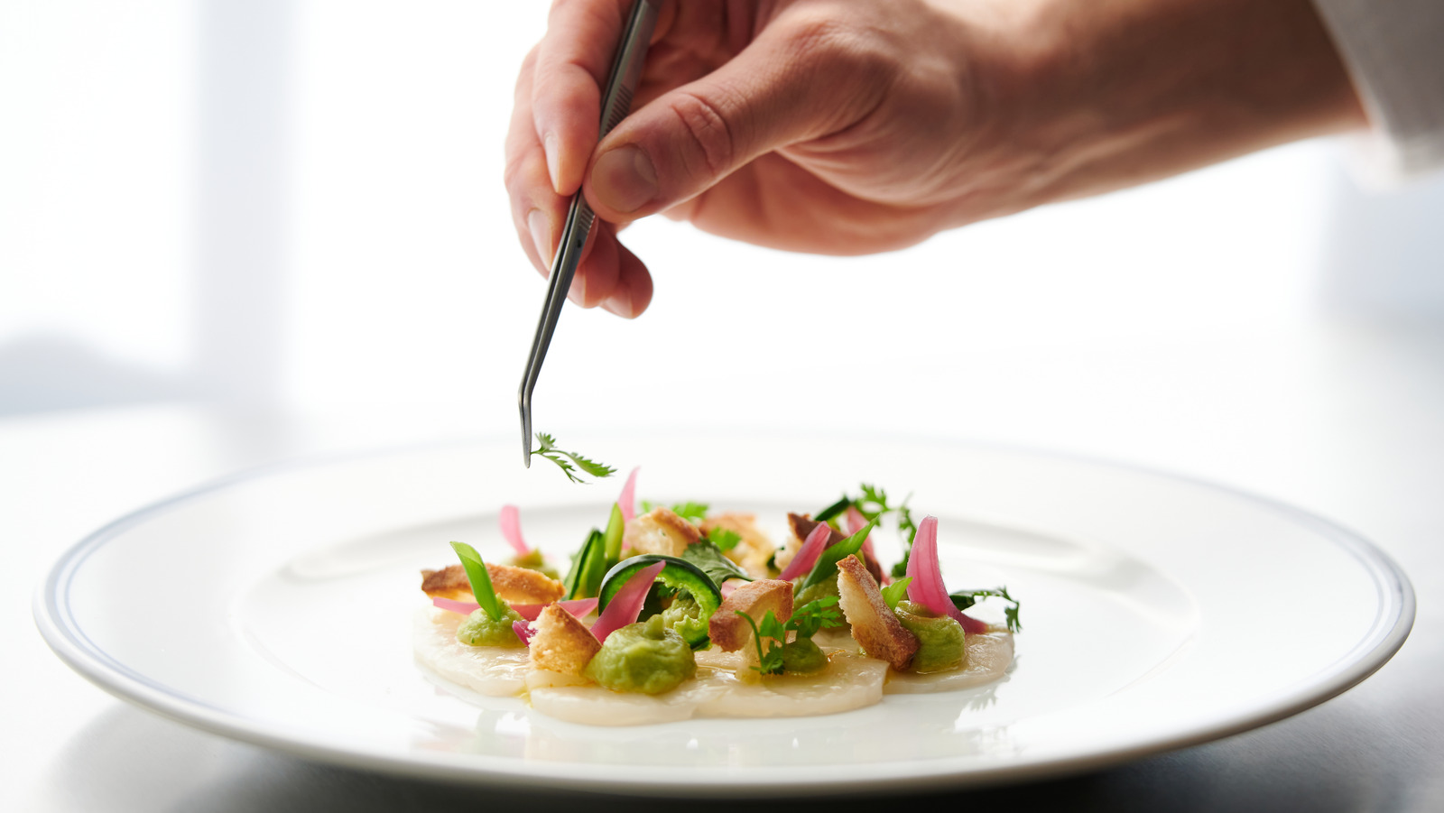Why Do Some Chefs Plate Meals With Tweezers?