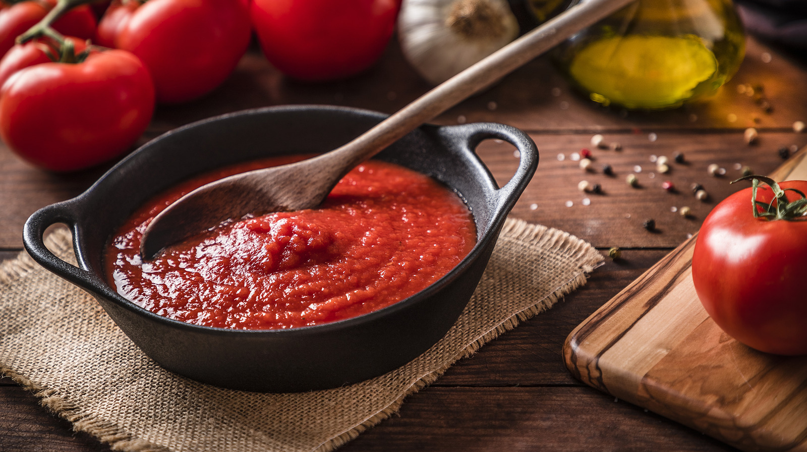 Why Draining Tomatoes Is Key To A Better Flavored Tomato Sauce