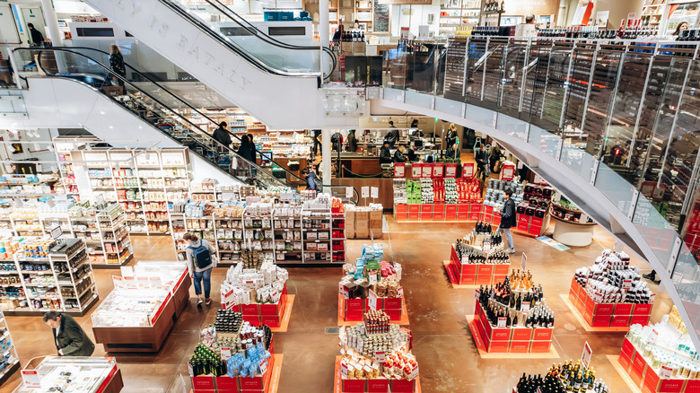 inside an Eataly grocery store
