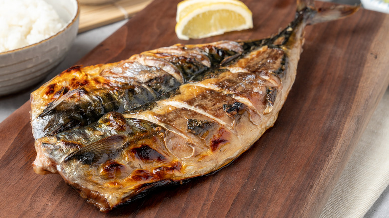 Grilled fish