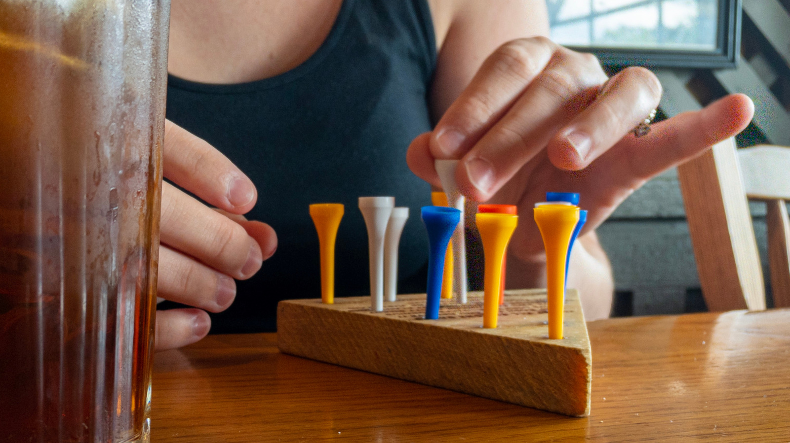 Why Every Cracker Barrel Table Has A Peg Game