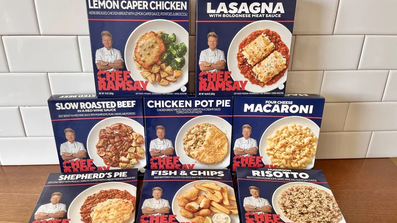 Frozen food aisle at a grocery store