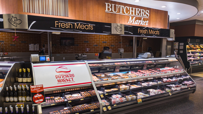 Harris Teeter's butcher counter