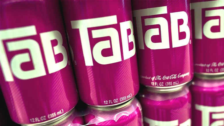 Cans of Tab cola