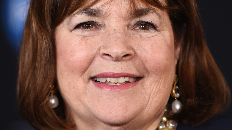 ina garten smiles with pearls