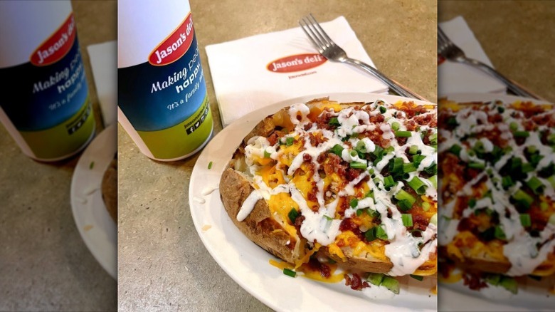 Jason's Deli loaded baked potato