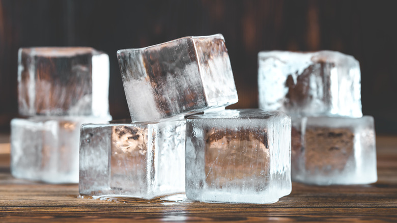 large blocks of ice