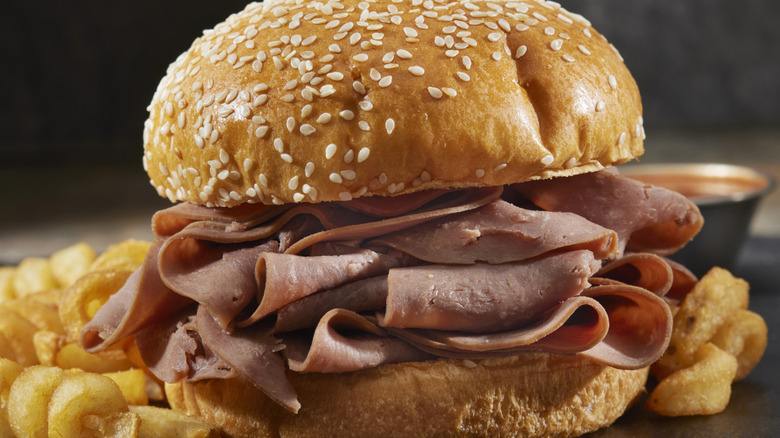 Arby's-inspired roast beef sandwich