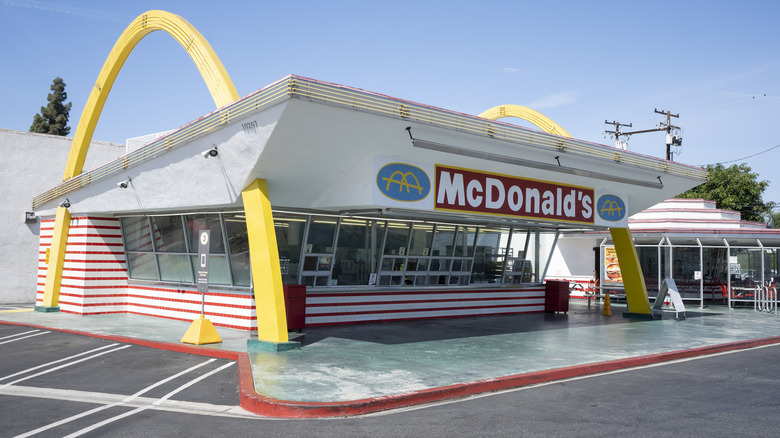 1950s-60s era McDonald's restaurant in Downey, CA