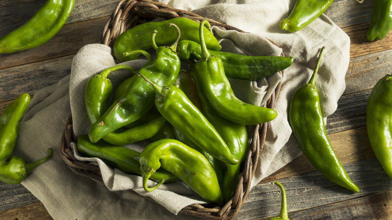 New Mexico green chiles