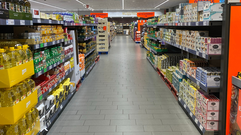 inside an Aldi supermarket