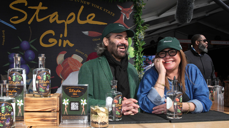 Rachael Ray and John Cusimano at a launch event for Staple Gin