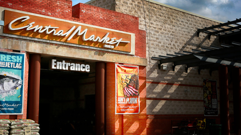Entrance to Central Market in Austin
