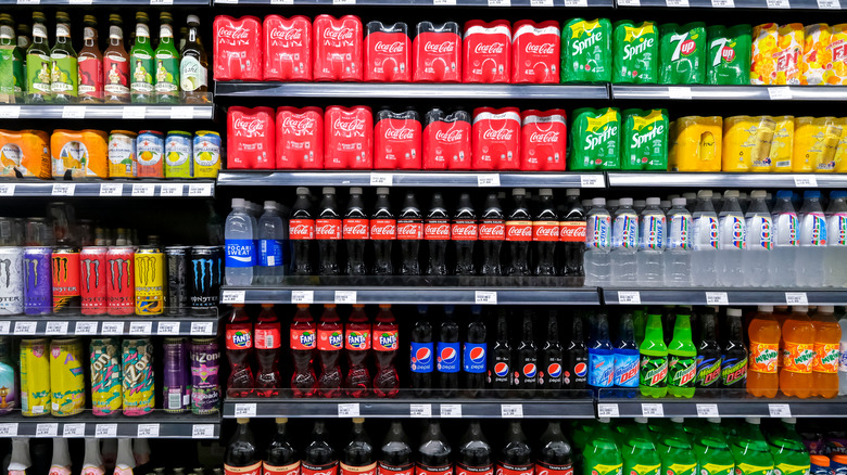 grocery soda aisle