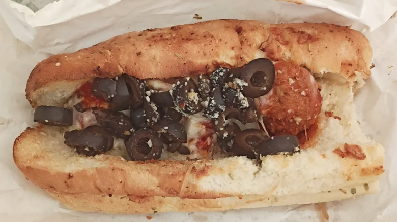 Subway meatball sub