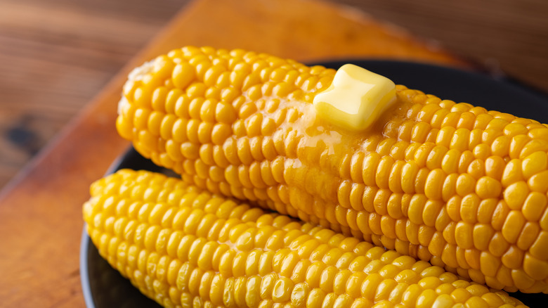 corn on the cob with butter