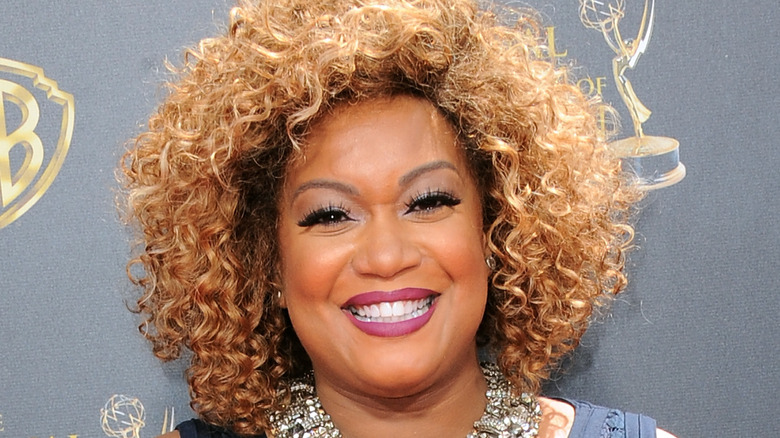 chef sunny anderson on the red carpet
