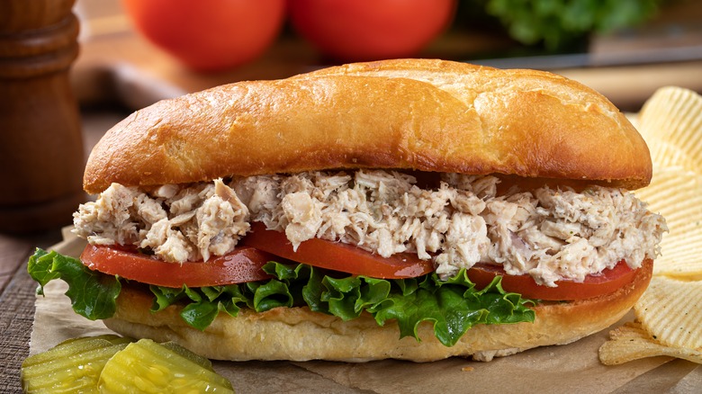 Tuna fish sandwich