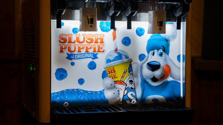 Slush Puppie machine label