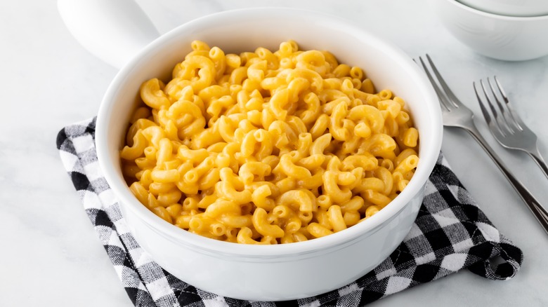 Bowl of mac and cheese