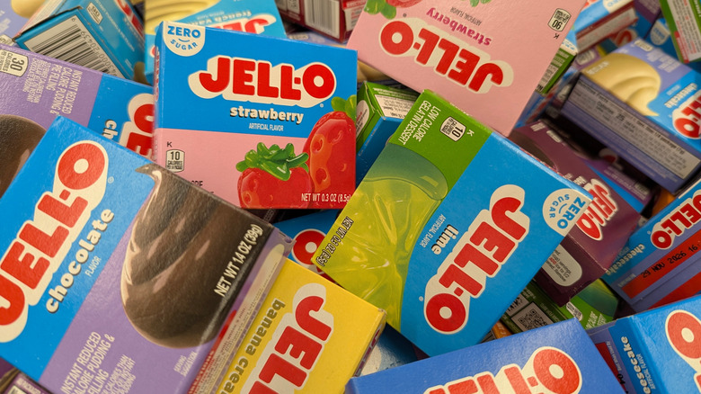 Many flavors of jell-o