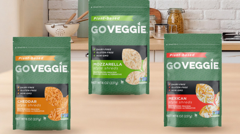 go veggie vegan cheese packets