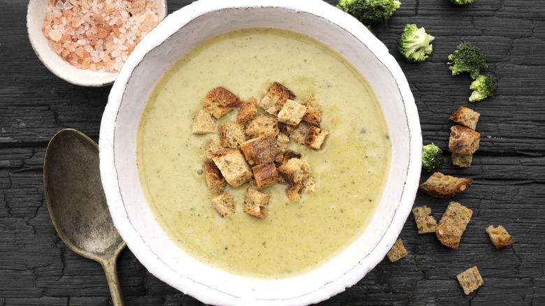 pureed broccoli soup
