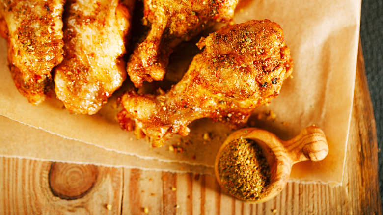 chicken wings with dry rub