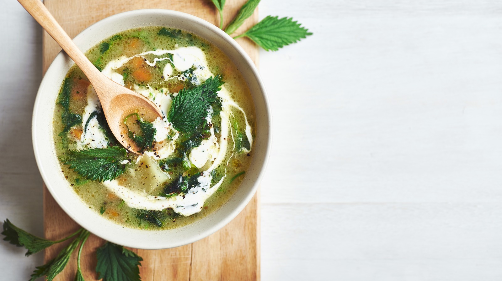 Why You Shouldn't Use A Wooden Ladle To Make Soup