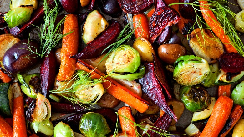 assortment of roasted vegetables