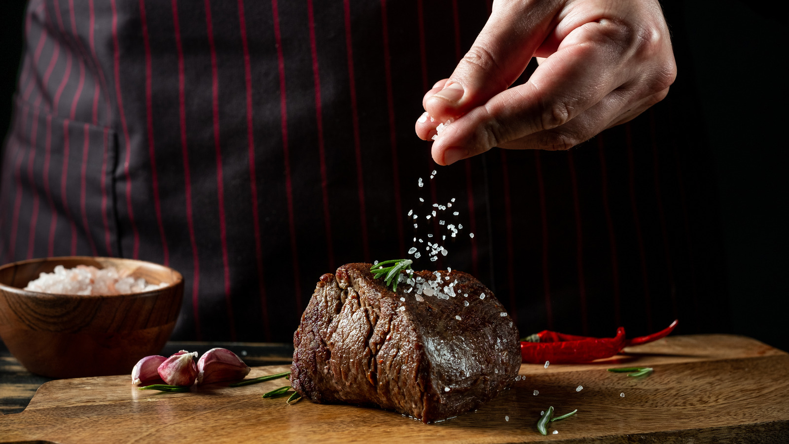 Why You Shouldn't Use Table Salt To Season Steaks