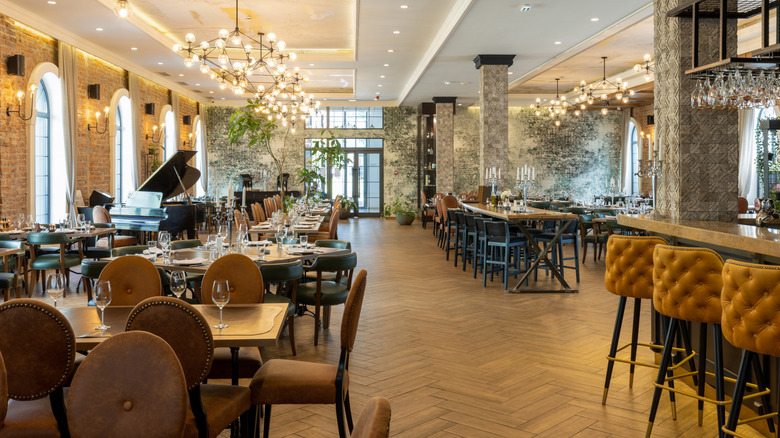 An empty restaurant