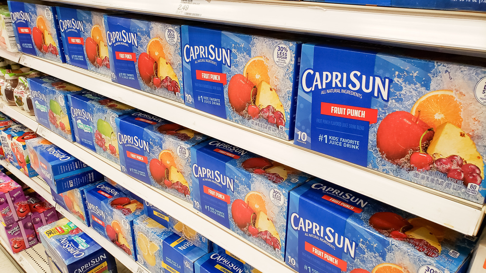 Wild Cherry Capri Sun Is Being Recalled For A Scary Reason