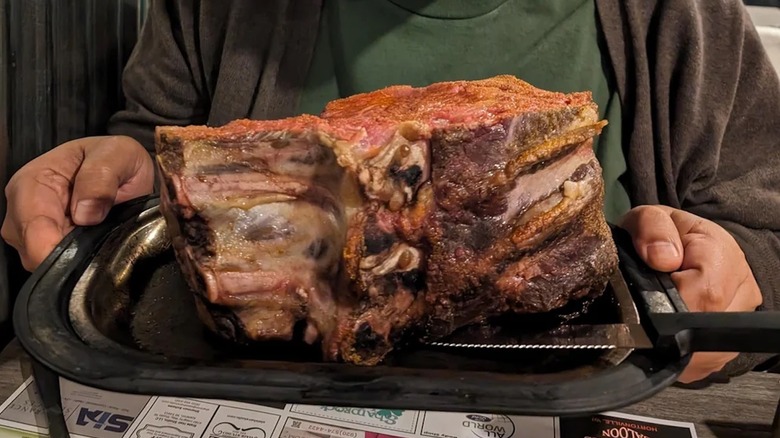 Black Otter Supper Club prime rib