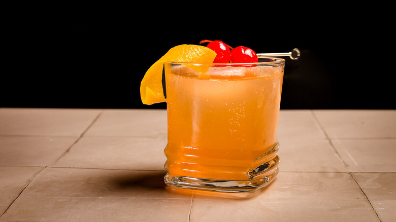 Side view of the Wisconsin style old fashioned