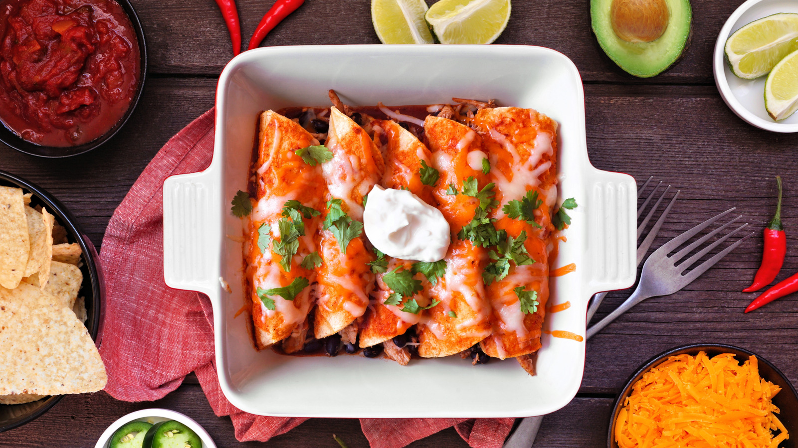 With 20 Minutes And 3 Ingredients, You Get Effortless Enchiladas