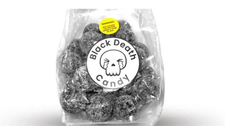 Black death mega sour candy